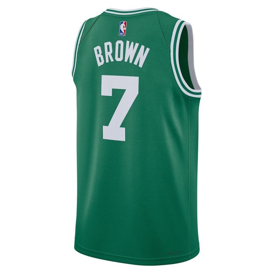 Jaylen Brown 7 Boston Celtics Unisex Swingman Jersey Icon Edition Kelly Green
