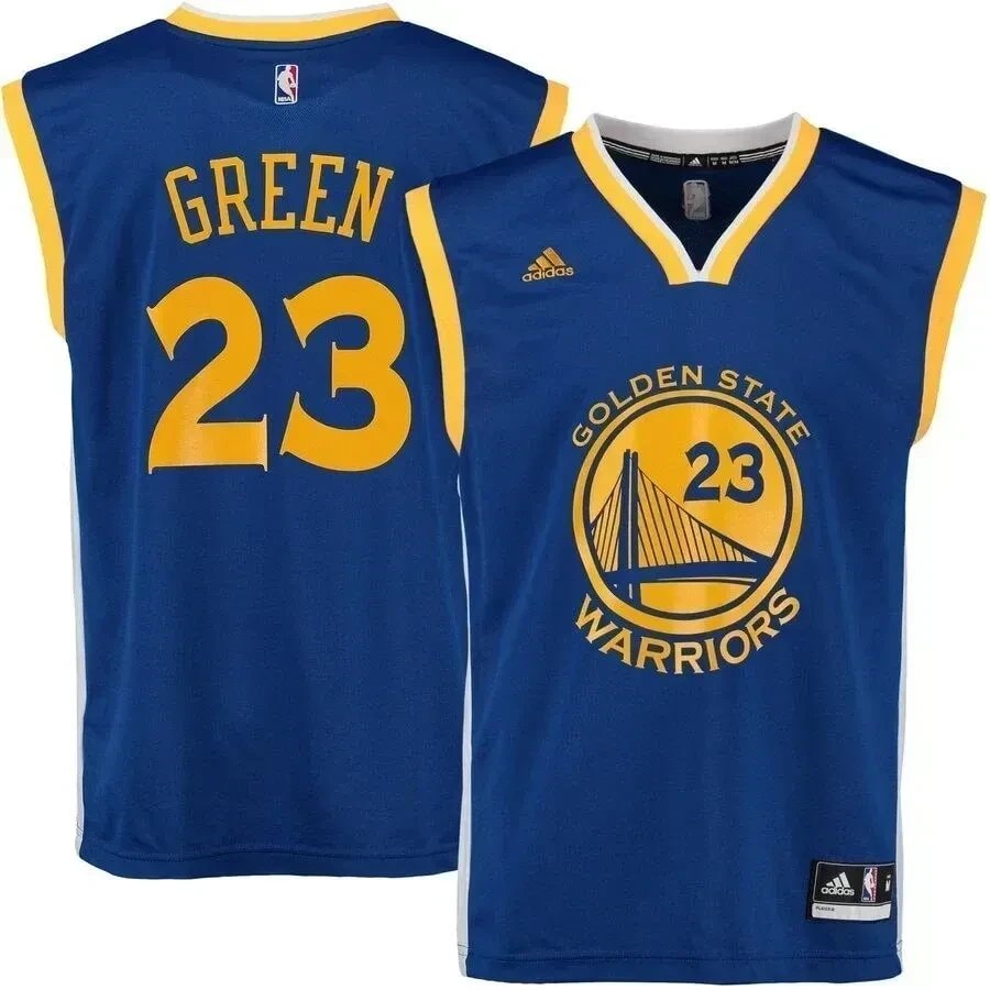 Draymond Green Golden State Warriors Jersey Royal Blue Multicolor Unisex