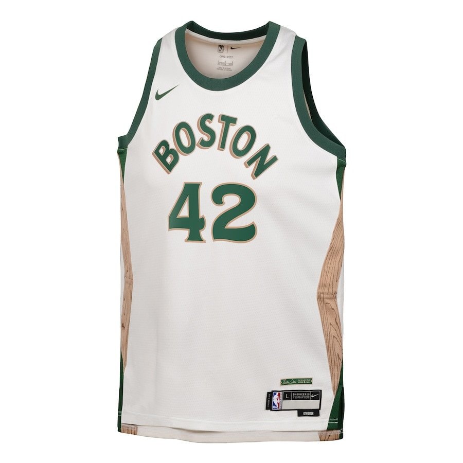 Al Horford 42 Boston Celtics 2023/24 City Edition Swingman Youth Jersey White S-3XL
