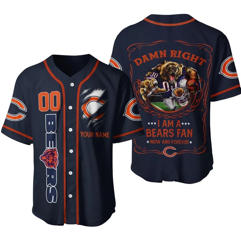 Football Team Personalized Baseball Jersey