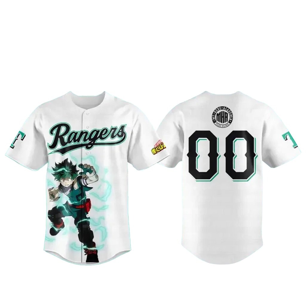 Custom Number Baseball Team x My Hero Academia Theme Nights 2026 Baseball Jersey