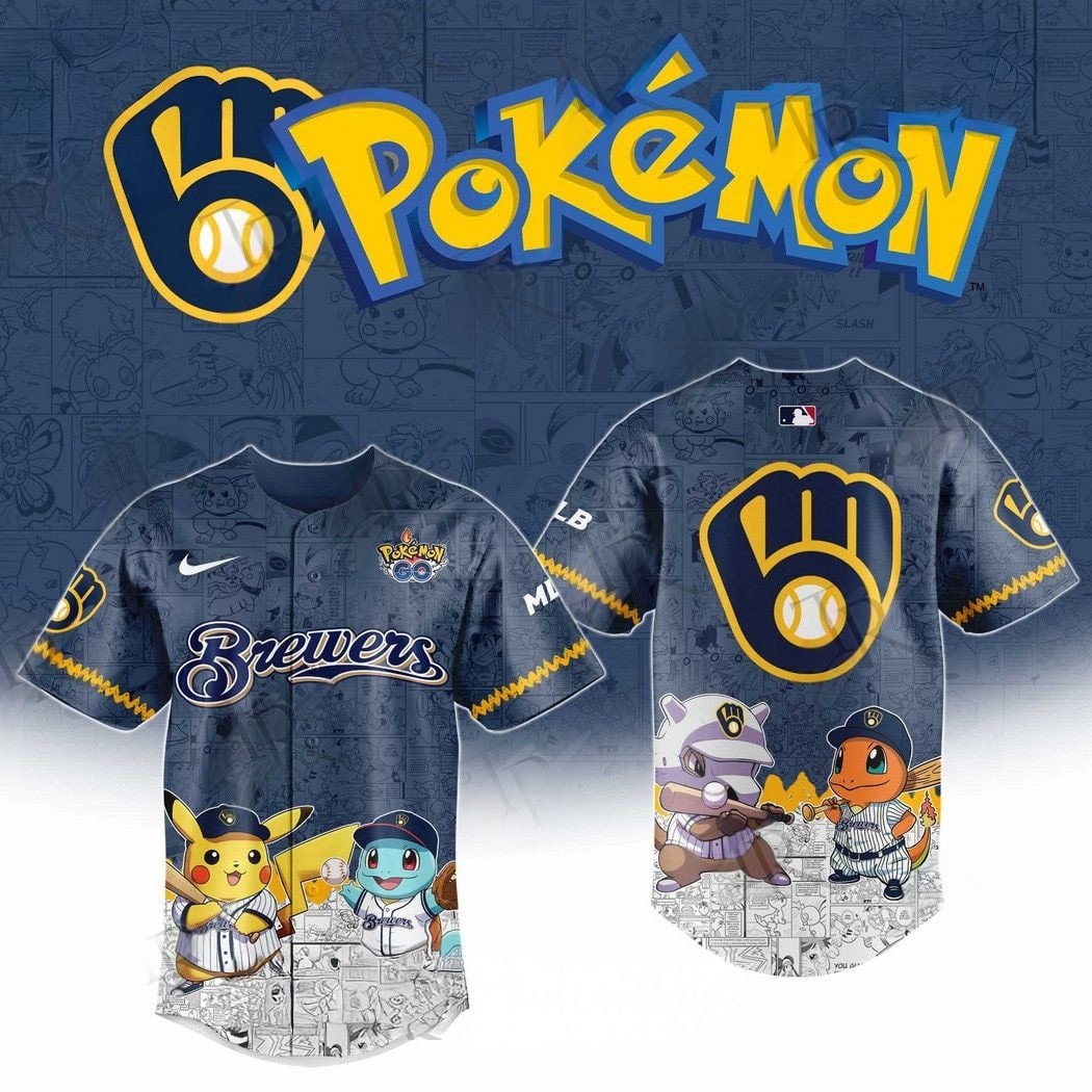 2025 Baseball Team Pokemon Go Special Edition Baseball Jersey Gift For Baseball Lover