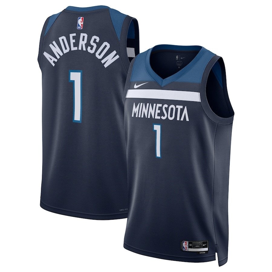 Kyle Anderson Minnesota Timberwolves Unisex Swingman Jersey Icon Edition Navy