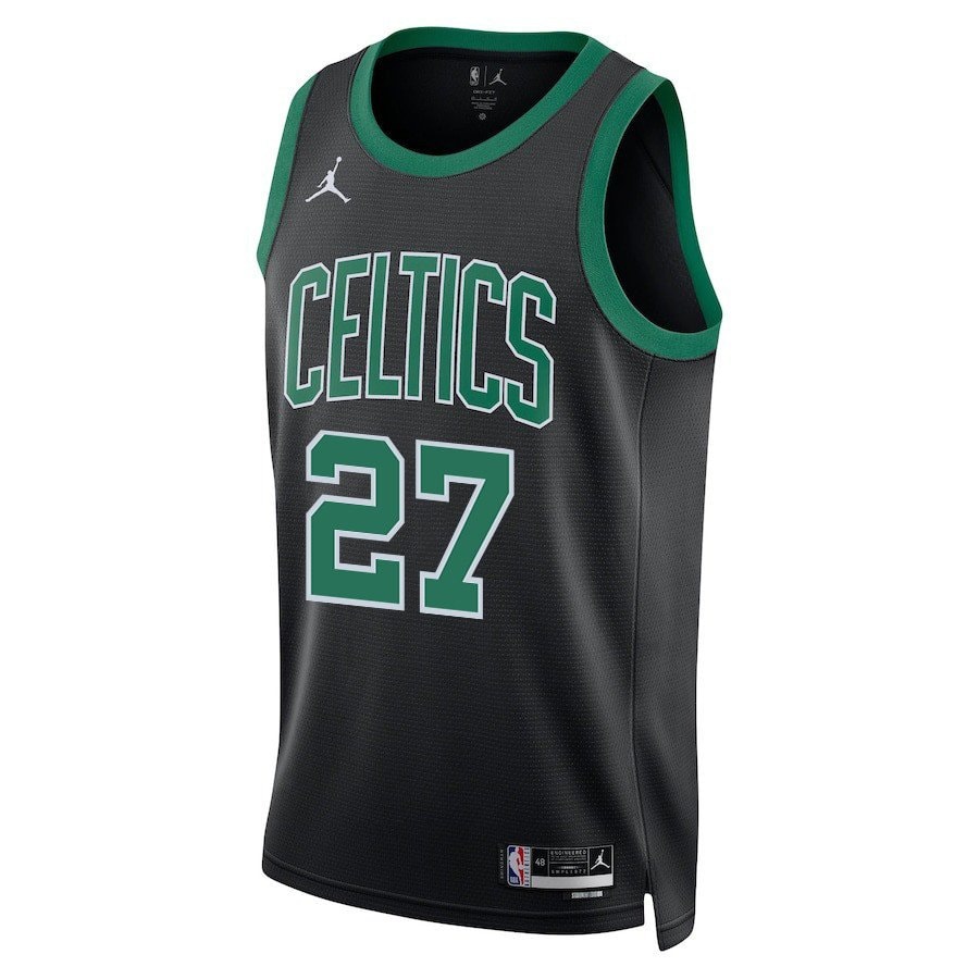 Jordan Walsh 27 Boston Celtics 2024 Finals Champions Swingman Jersey Statement Edition Black