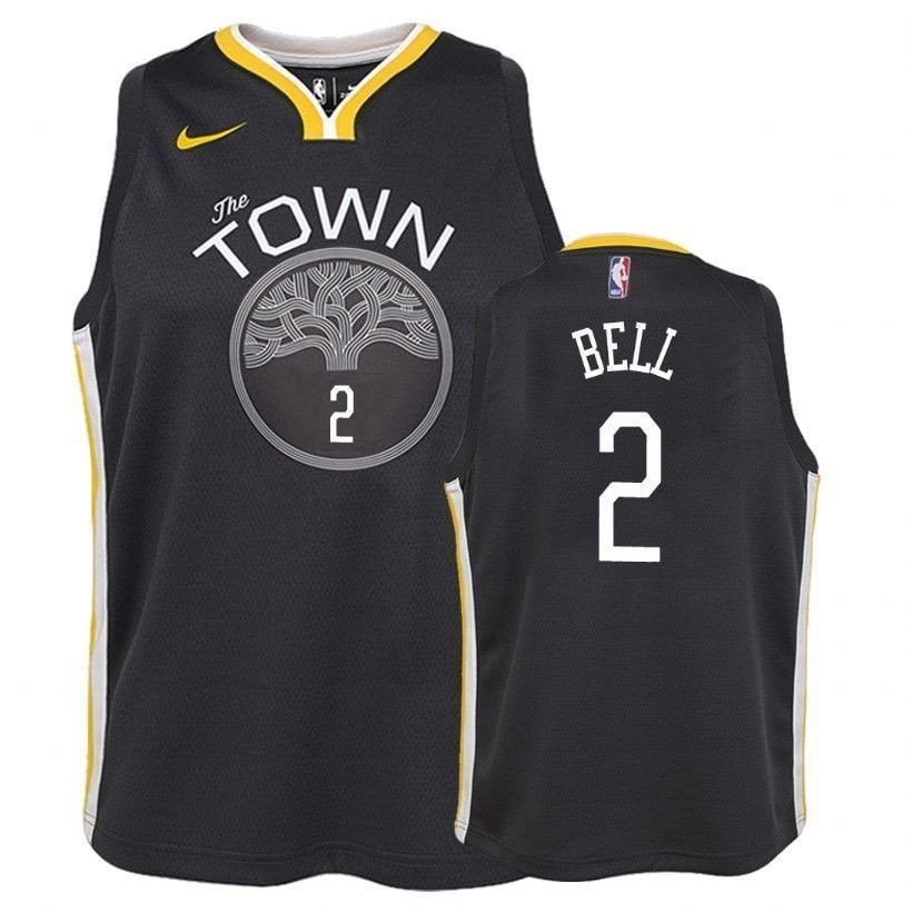 Youth Basketball Team 's Jordan Bell 2 Statet Edition Gray Jersey