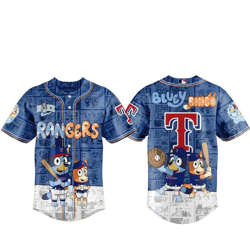 Baseball Team x Bluey And Bingo 2026 Night Baseball Jersey