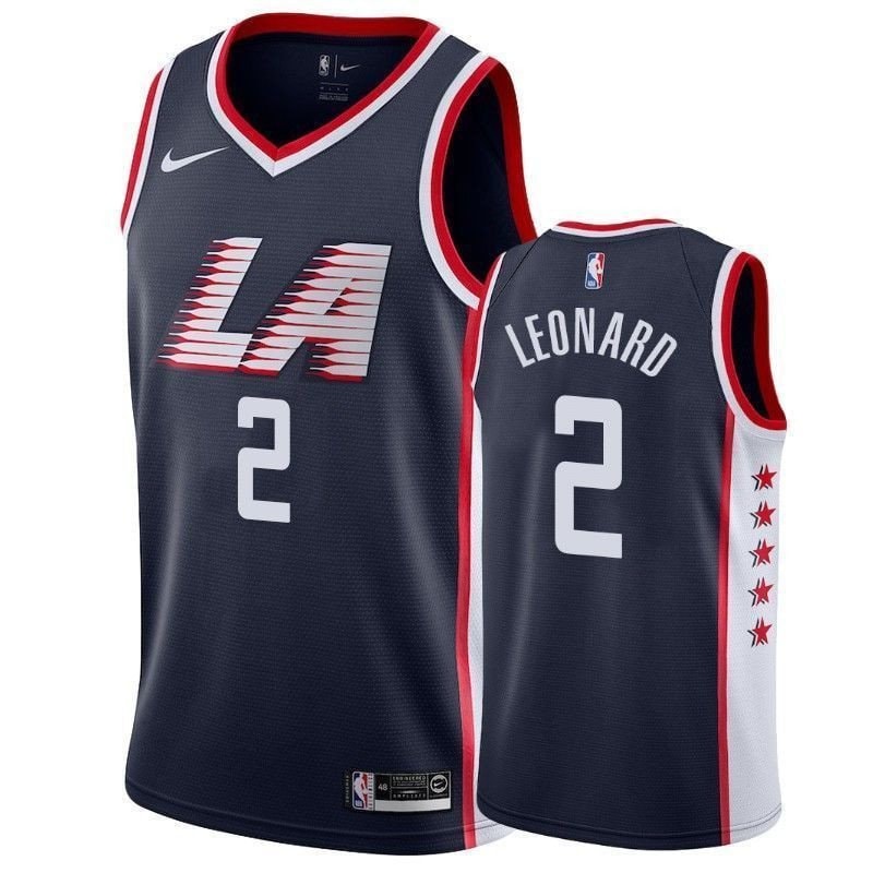 Men's Los Angeles Clippers Kawhi Leonard 2 City Edition Jersey Multicolor S-3XL