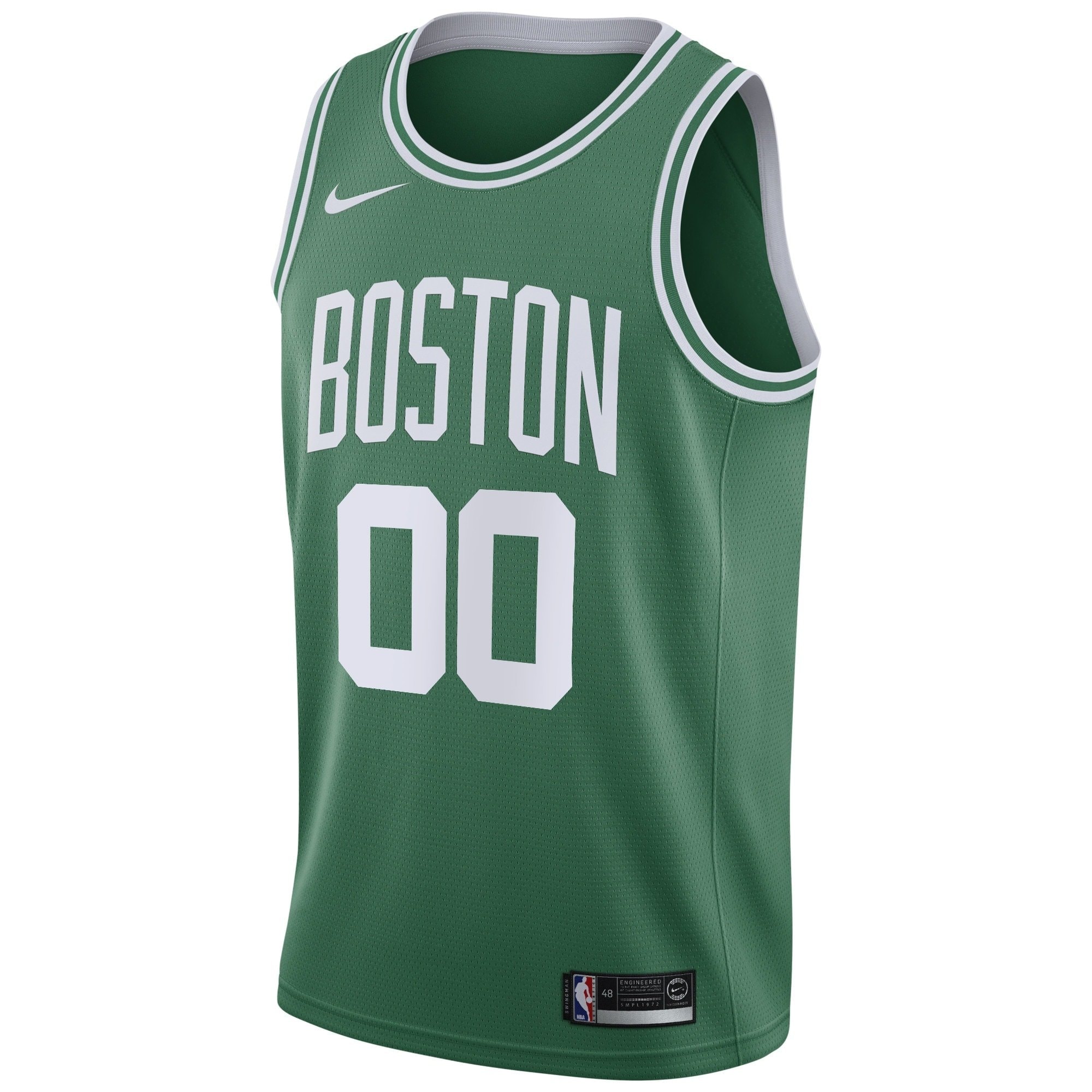 Boston Celtics Icon Swingman Custom Jersey Mens - Multicolor Polyester