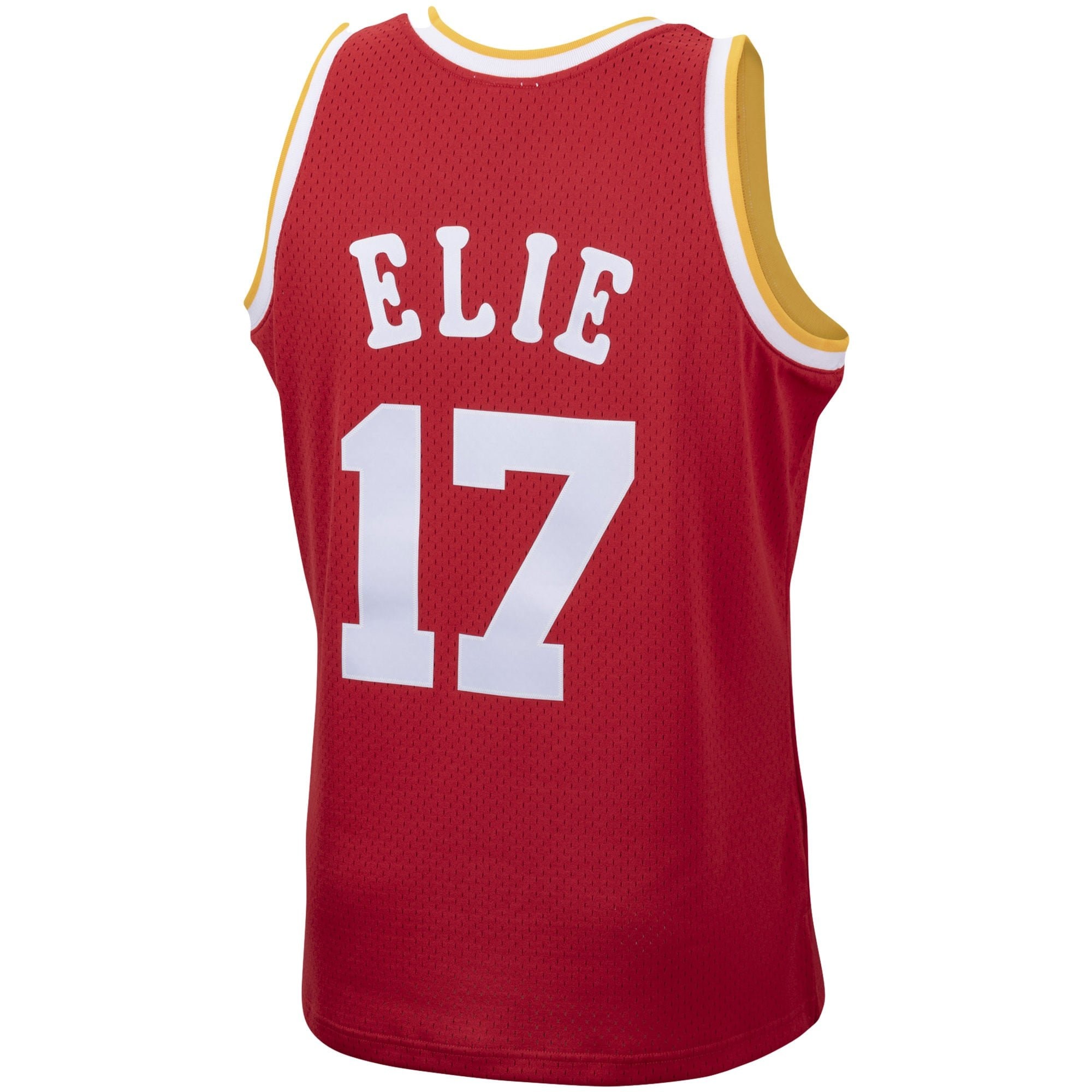 Men's Mitchell & Ness Mario Elie Red Houston Rockets 1993-94 Hardwood Classics Swingman Jersey