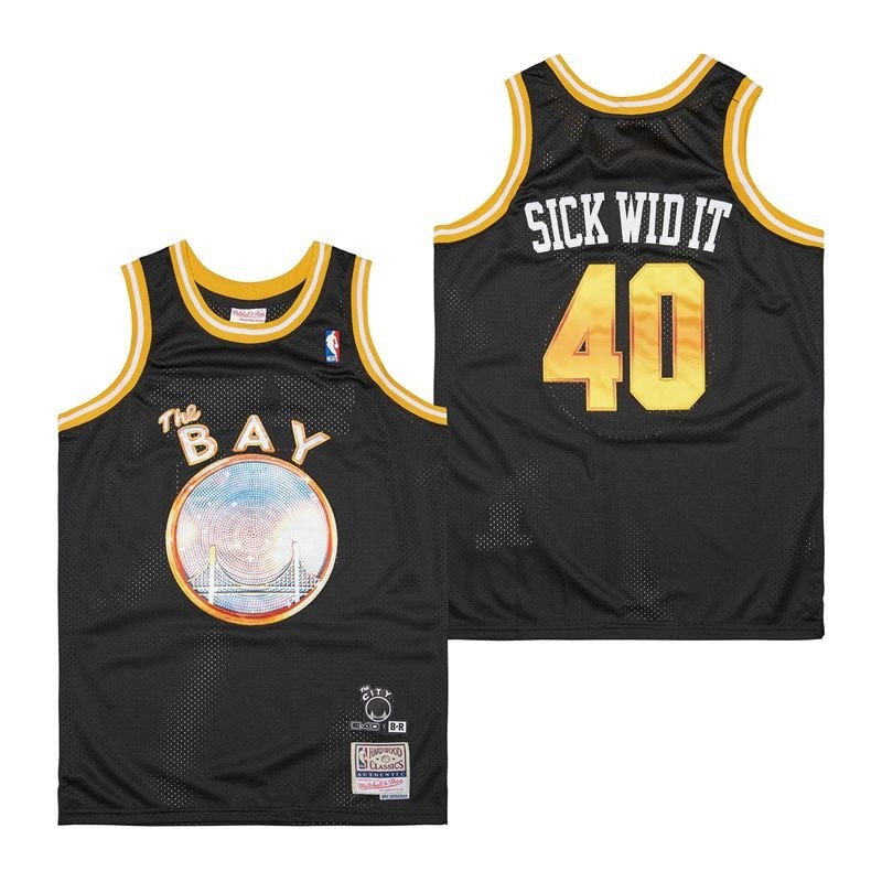 E-40 Golden State Warriors Swingman Jersey Black Unisex Adult Sizes S-3XL