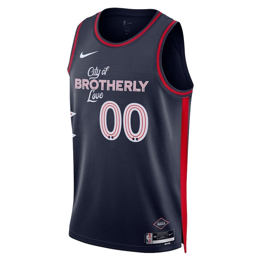Philadelphia 76ers 2023/24 City Edition Swingman Custom Jersey - Navy