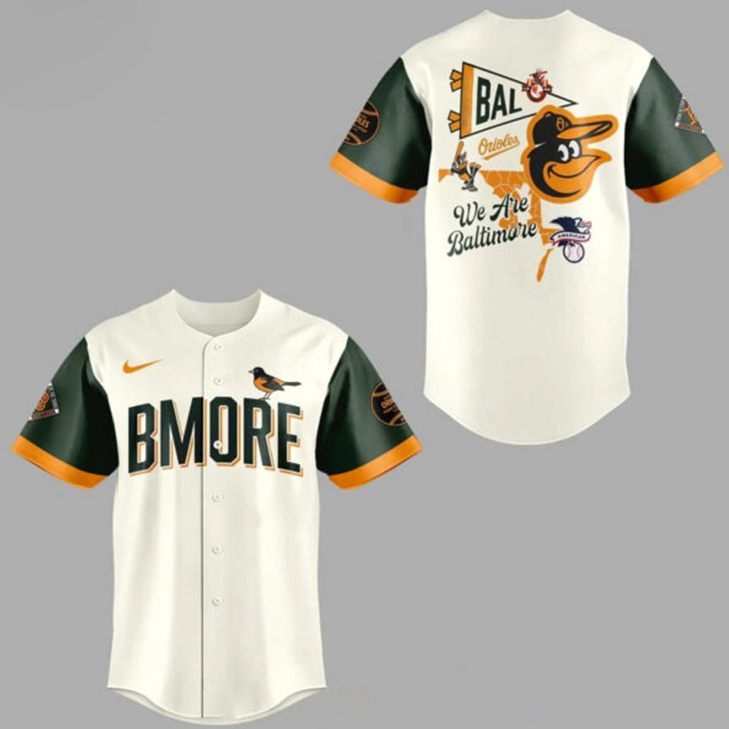 Baseball Team 2026 City Connect Game We Are Baltimore Baseball Jersey
