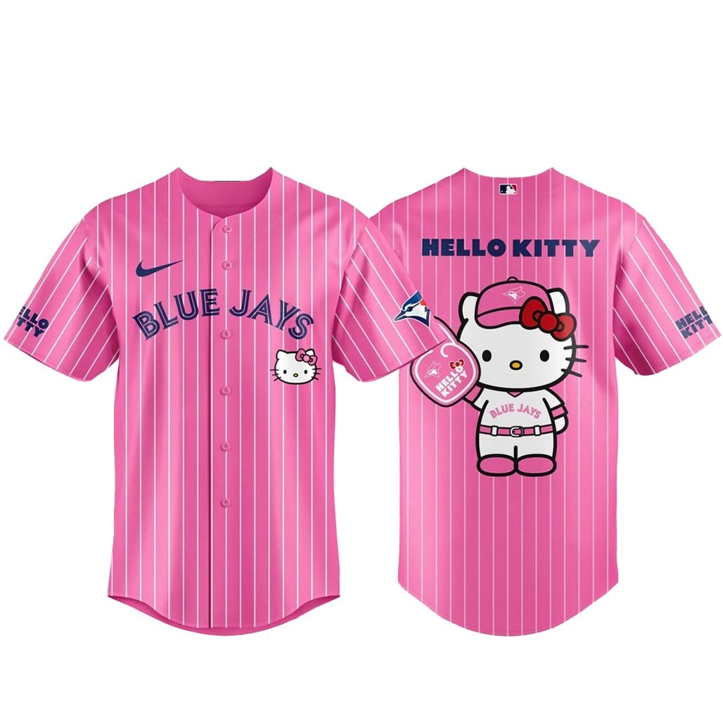 Baseball Team x Hello Kitty 2026 Pink Baseball Jersey