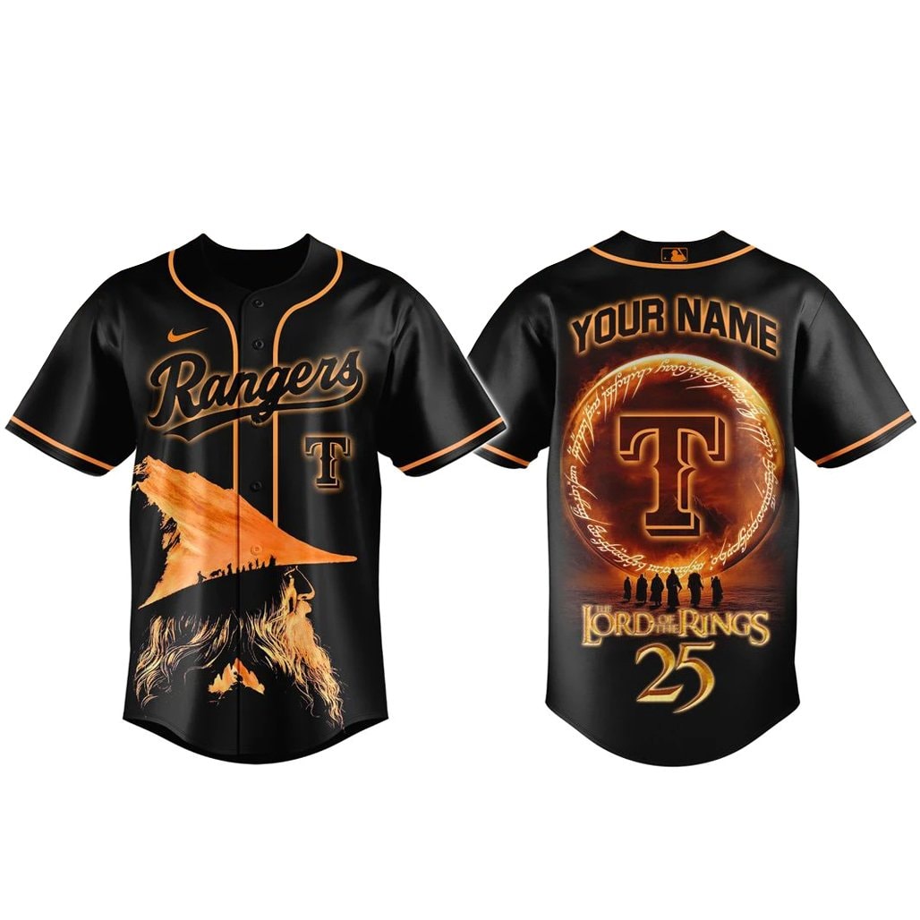 Custom Name Baseball Team x Ring of Power 2026 Baseball Jersey