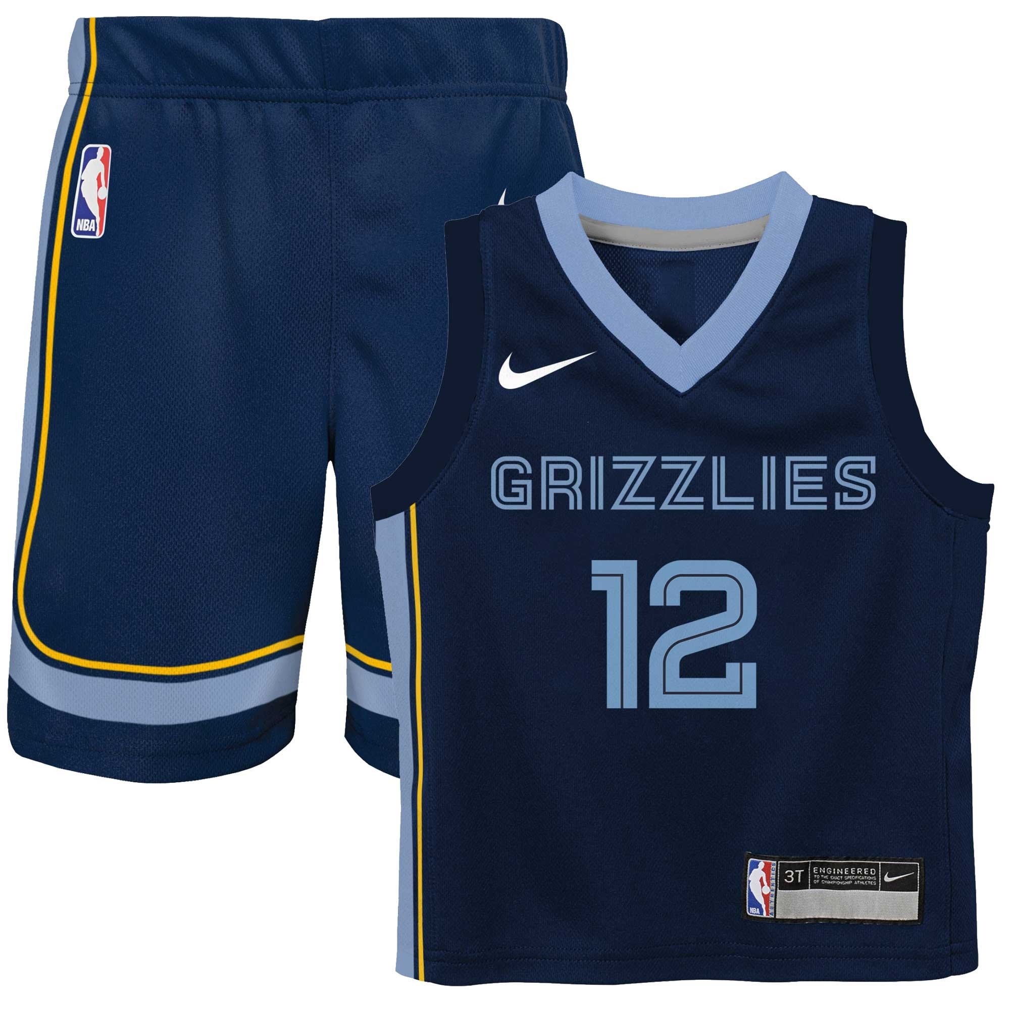 Memphis Grizzlies Icon Jersey Box Set Ja Morant Toddler Multicolor Unisex