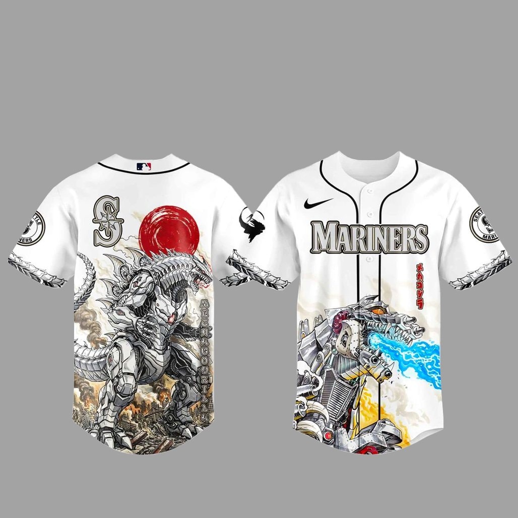 Baseball Team x MechaGodzilla Monster Baseball Jersey