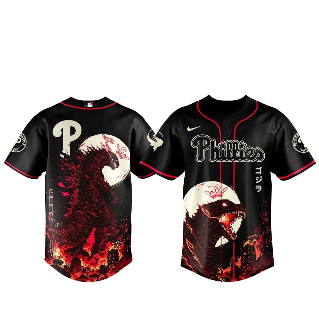Baseball Team x Godzilla Minus Zero Baseball Jersey