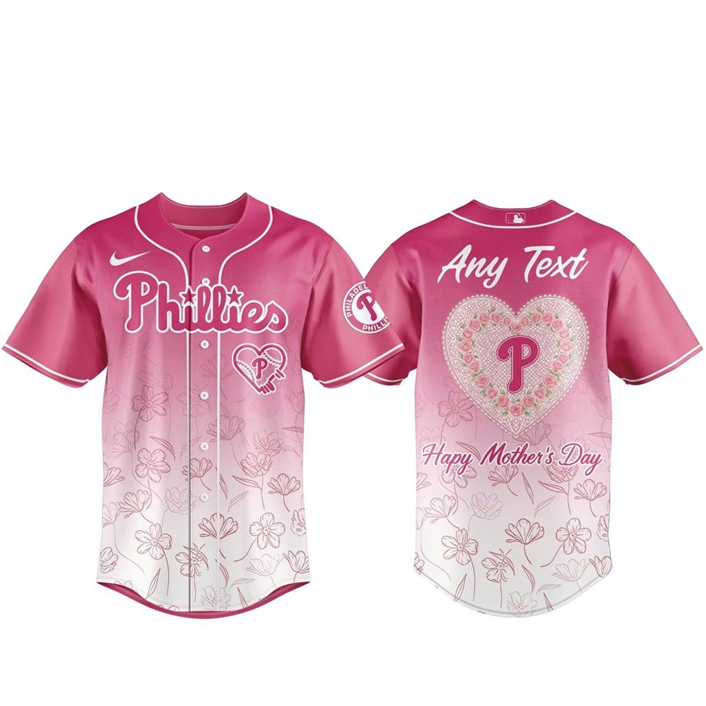 Custom Name Baseball Team Happy Mother Day 2026 Baseball Jersey Version 1