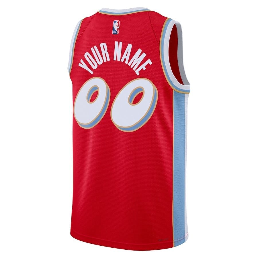 Memphis Grizzlies Unisex 2024/25 Custom Swingman Jersey City Edition Red