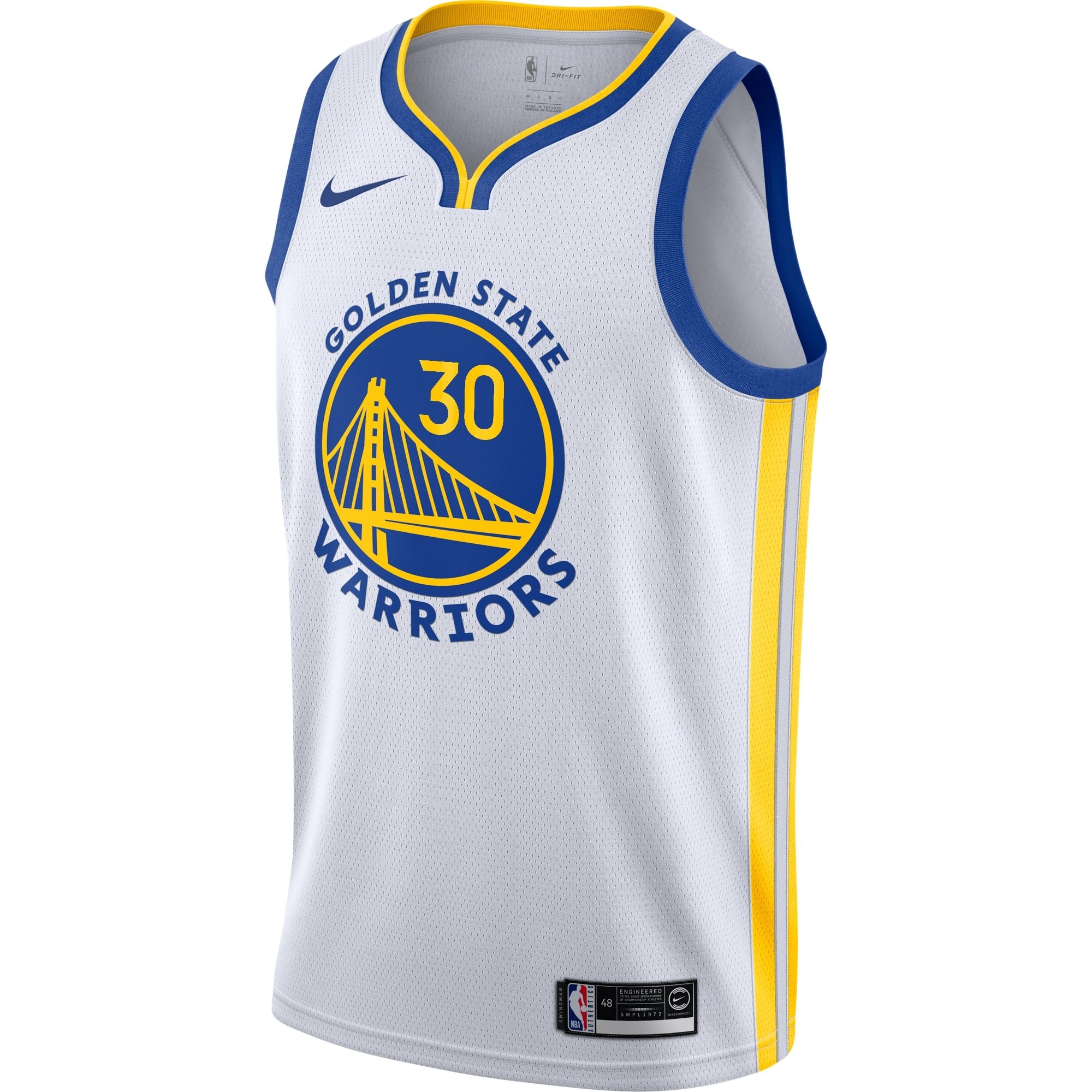 Golden State Warriors Association Edition Swingman Jersey White Stephen Curry Youth