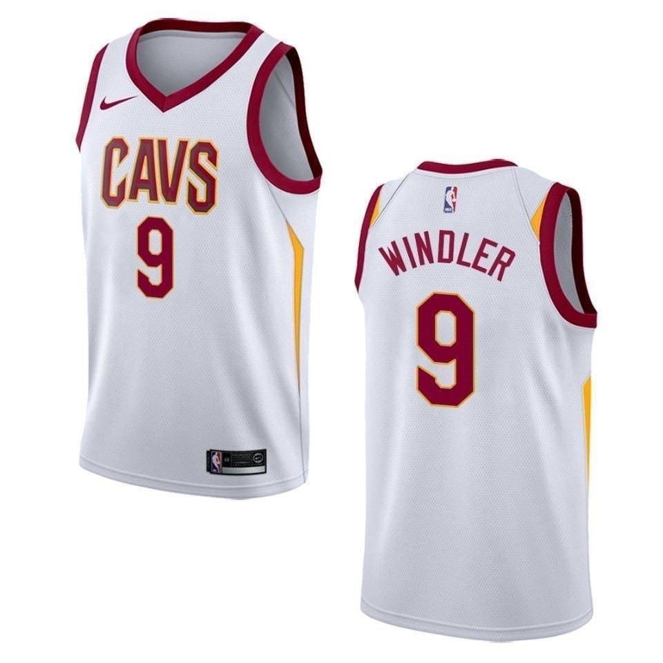 Men's Cleveland Cavaliers Dylan Windler #9 Association White Swingman Jersey