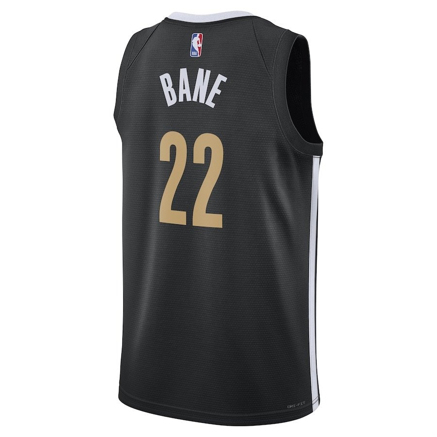 Desmond Bane 22 Memphis Grizzlies 2023/24 Swingman Jersey City Edition Unisex Black
