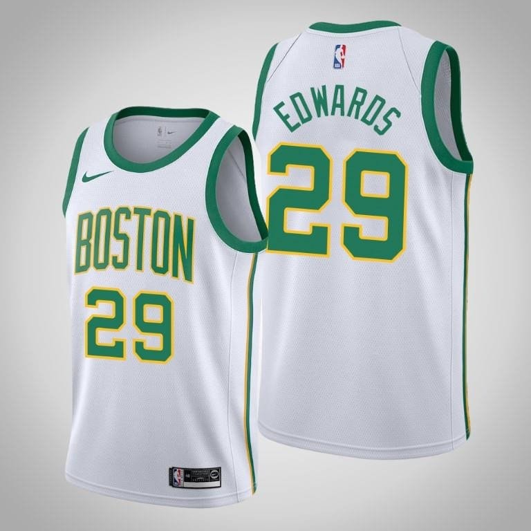 Men's Basketball Team Carsen Edwards 29 White Swingman Jersey - City Edition - Men Jersey