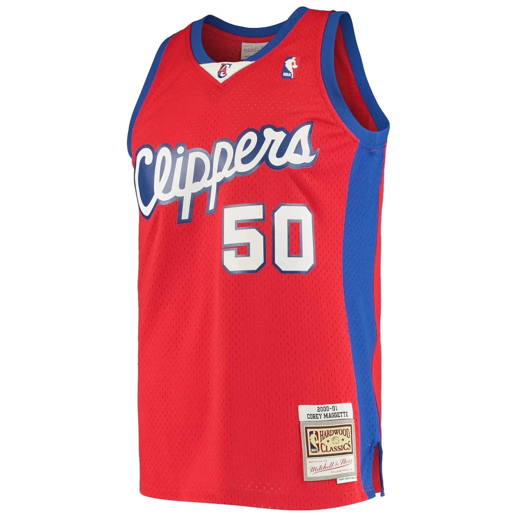 Corey Maggette La Clippers Mitchell Ness 2004/05 Hardwood Classics Swingman Jersey - Red