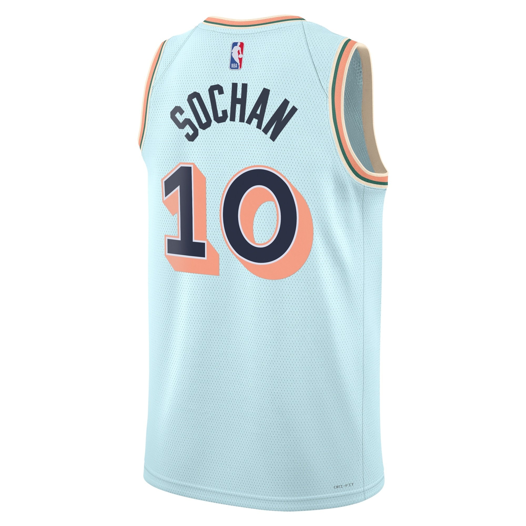 San Antonio Spurs City Edition Swingman Jersey 2024 Blue Jeremy Sochan Unisex