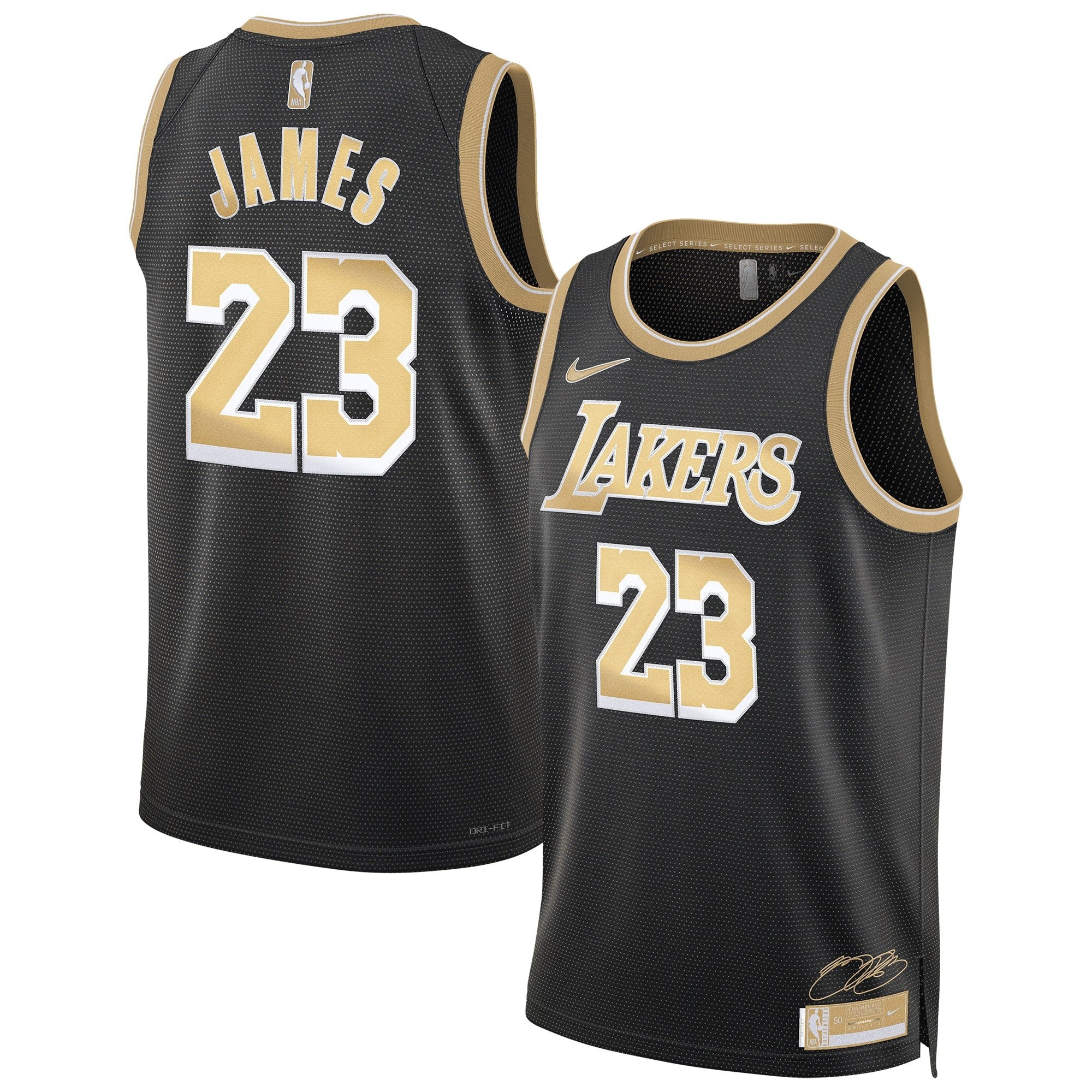 Los Angeles Lakers LeBron James Select Series Swingman Jersey Mens Multicolor