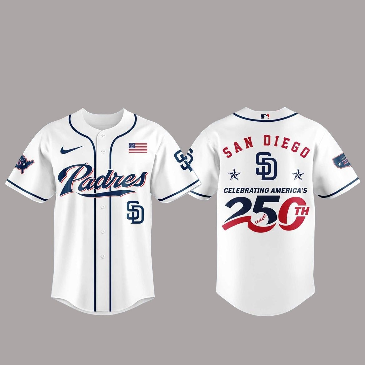 Baseball Team America 250th Anniversary Of USA 2026 Baseball Jersey