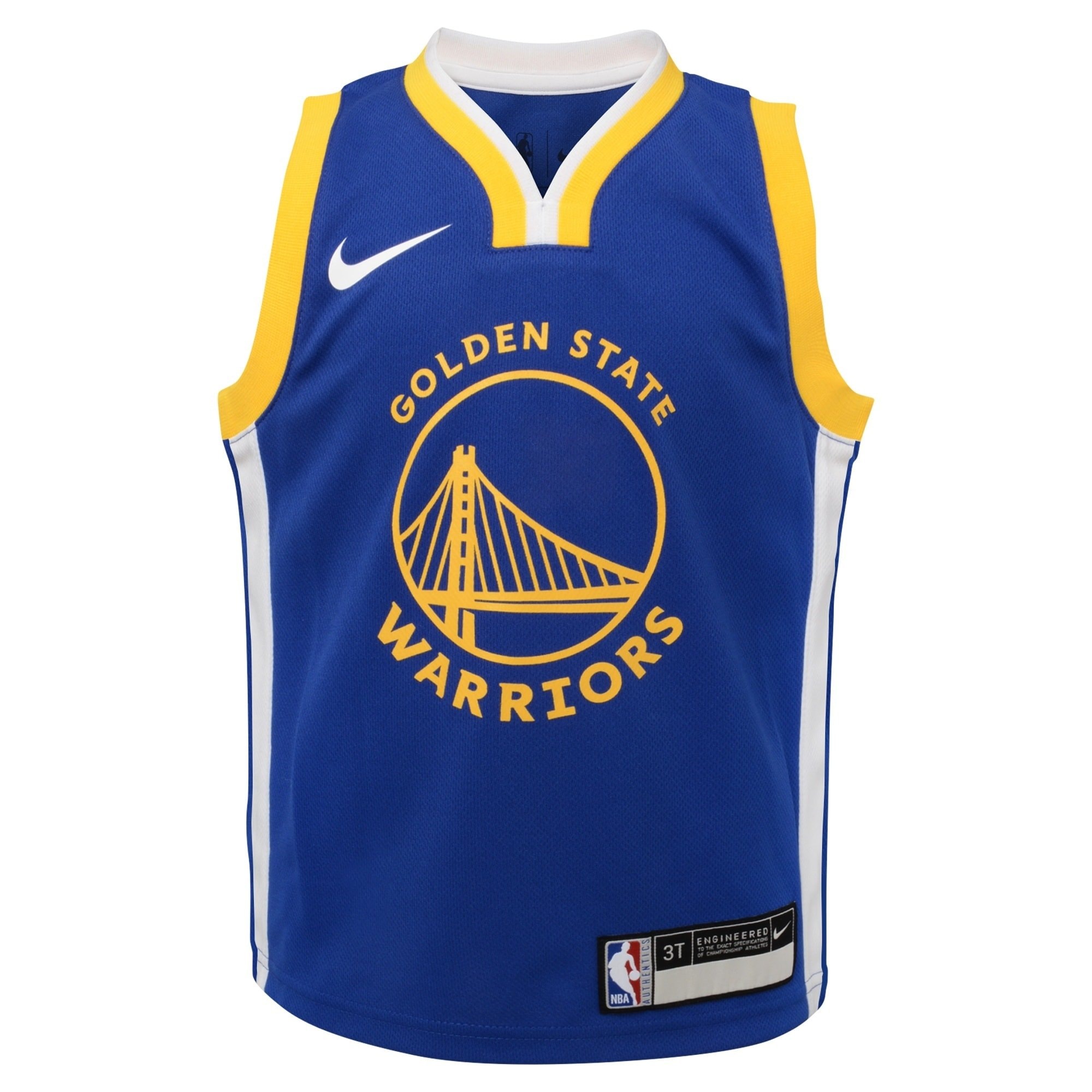 Golden State Warriors Icon Jersey Toddler Unisex Multicolor 100% Polyester