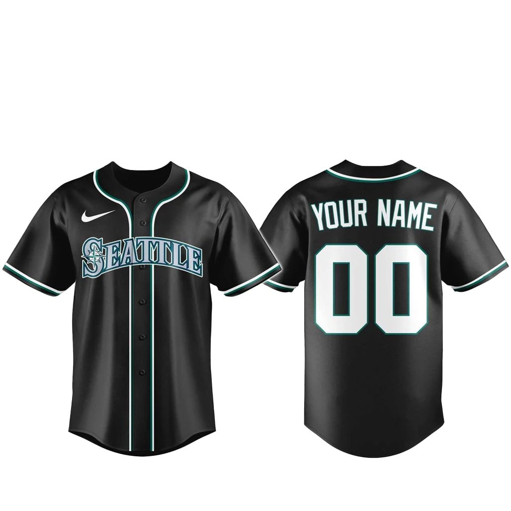 Custom Name and Number Baseball Team Blackout Built For The Night 2026 Baseball Jersey
