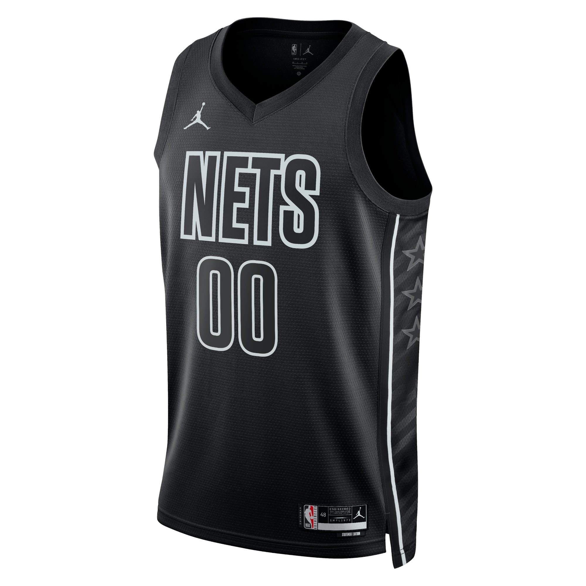 Brooklyn Nets Jordan Statement Swingman Custom Jersey Unisex Multicolor