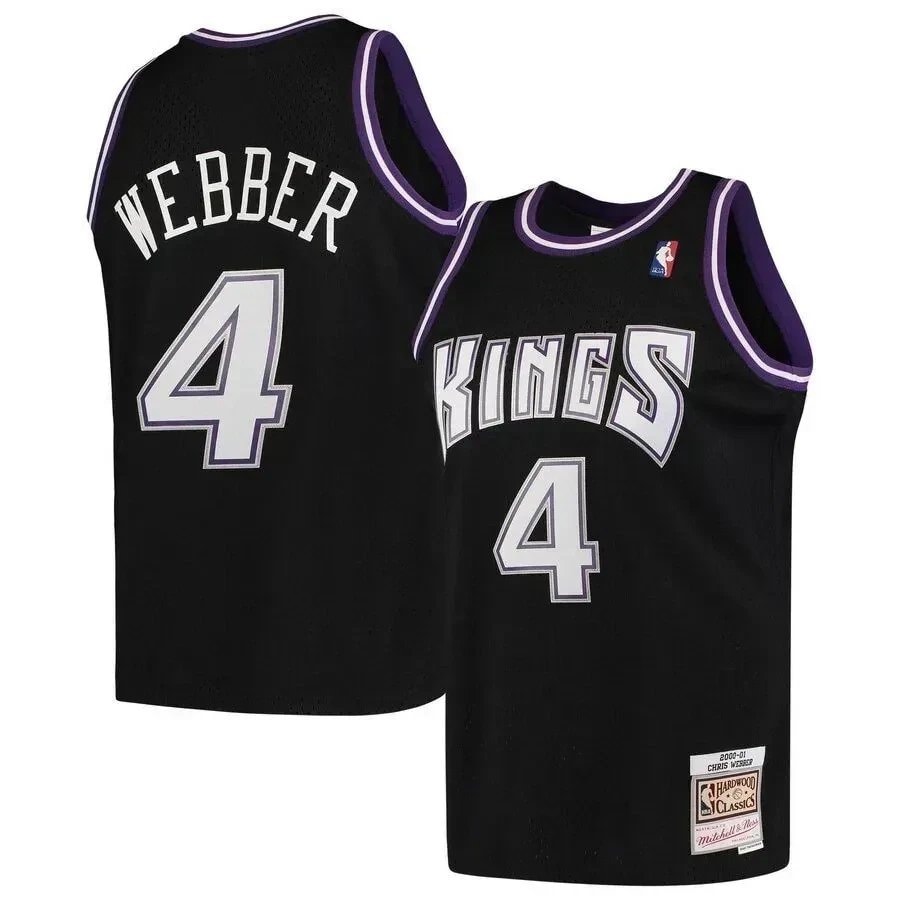 Chris Webber Sacramento Kings Mitchell & Ness Hardwood Classics 2000-01 Swingman Jersey Black