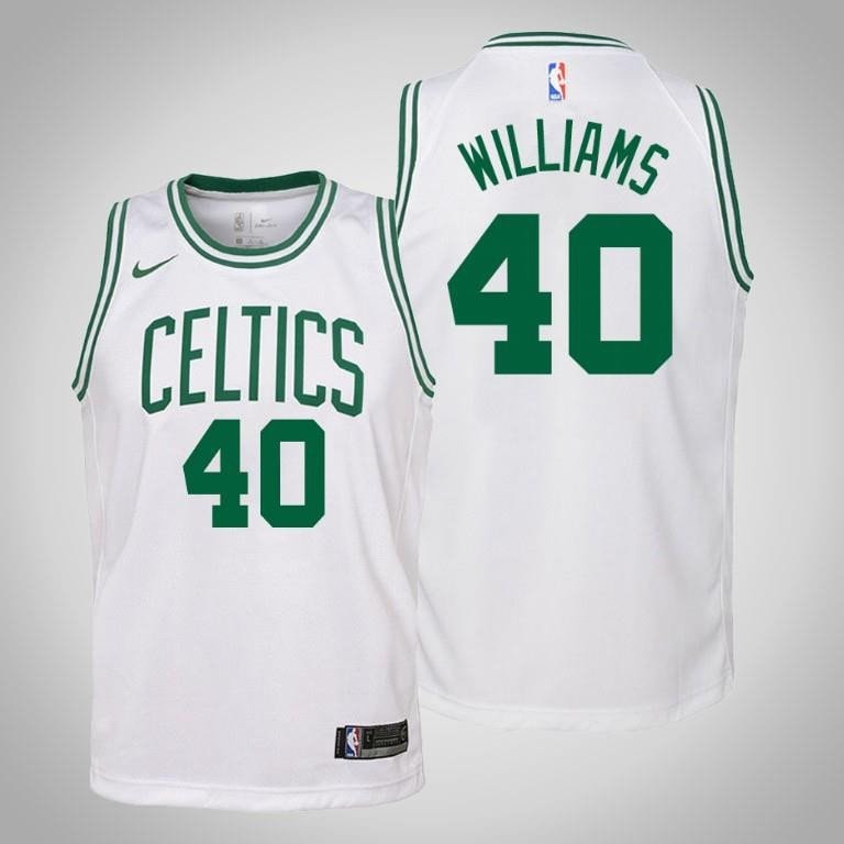 Youth Grant Williams Basketball Team 40 Association White Jersey