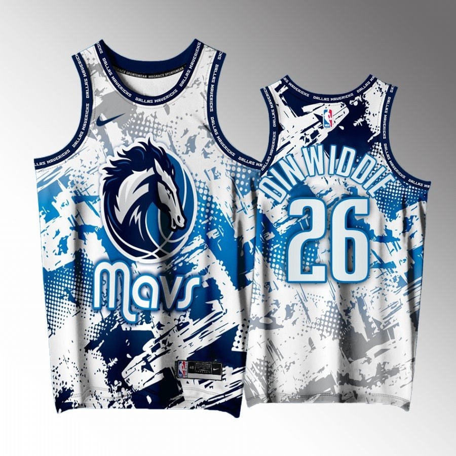 Spencer Dinwiddie 26 Basketball Team White Printing Men Jersey Splash City Exclusive Edition