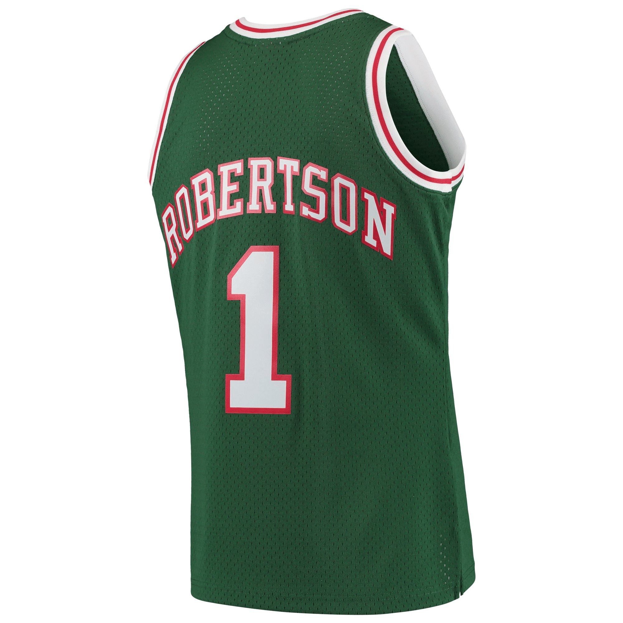 Oscar Robertson Milwaukee Bucks Mitchell & Ness Hardwood Classics 1971-72 Swingman Jersey - Green Jersey