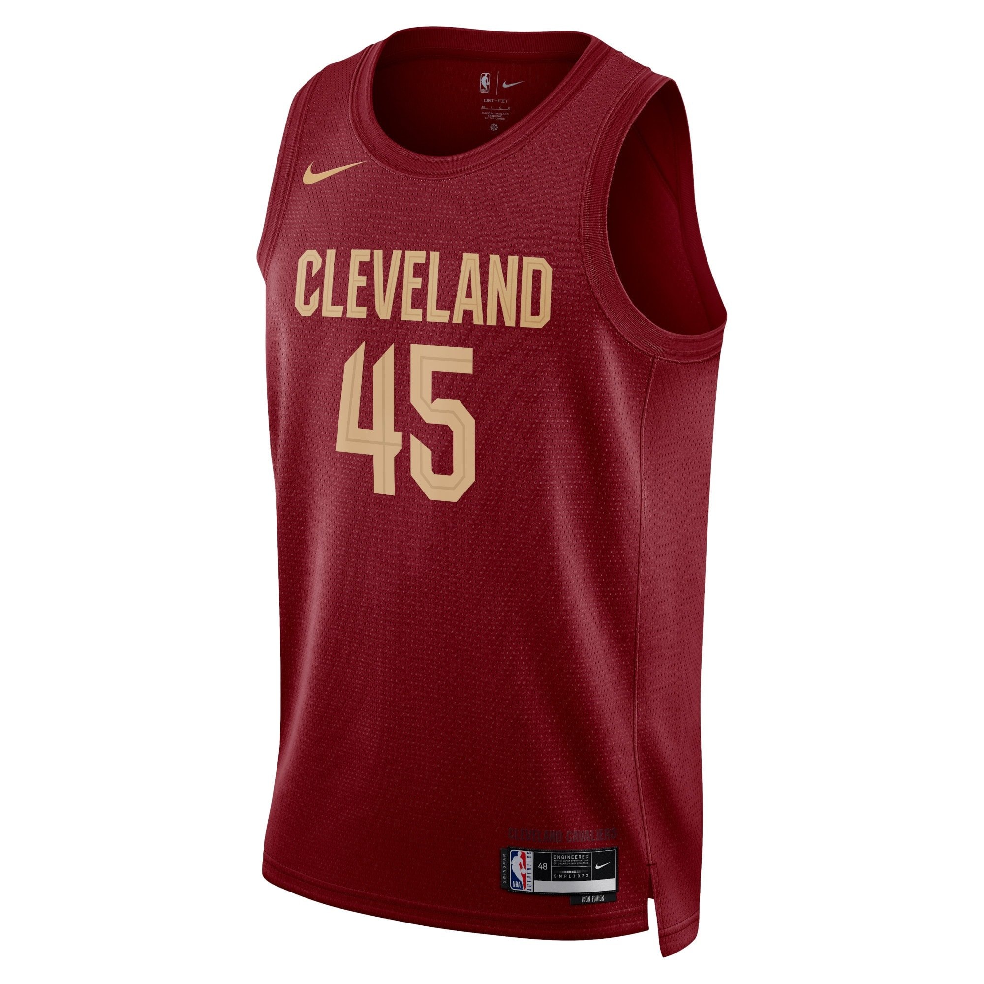 Cleveland Cavaliers Icon Edition Swingman Jersey Maroon Donovan Mitchell Unisex