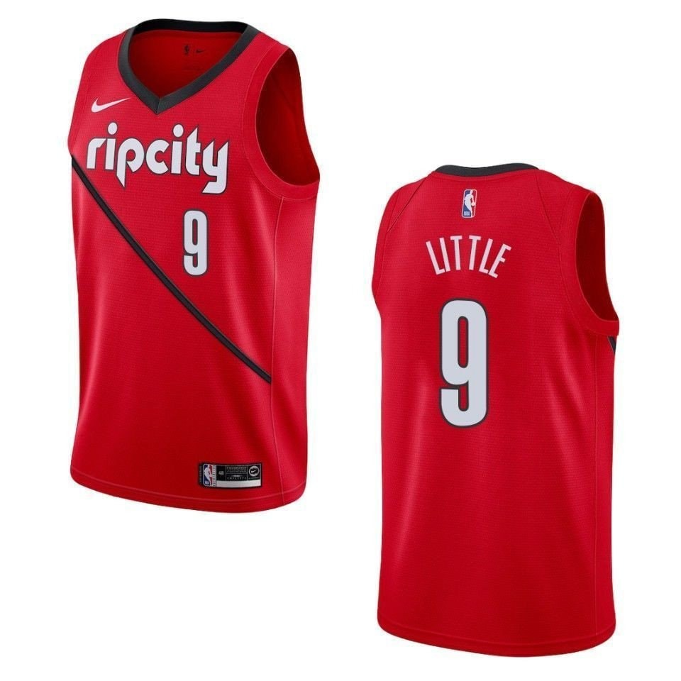 Men's Basketball Team 9 Nassir Little Earned Swingman Jersey - Red