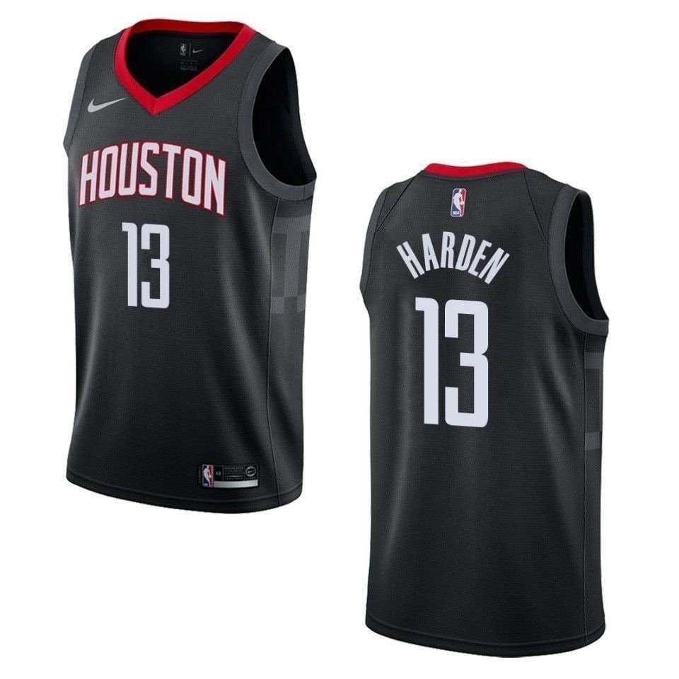 Men's Houston Rockets James Harden Statement Swingman Jersey Black S-3XL