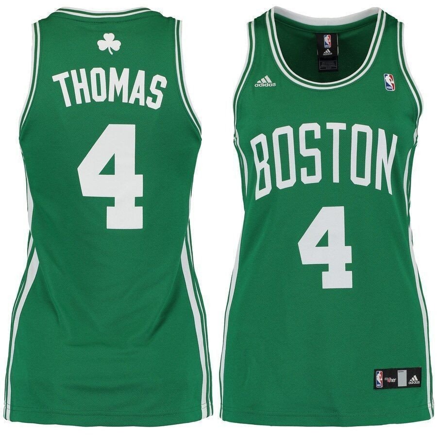 Isaiah Thomas Boston Celtics Women's Road Jersey Kelly Green White