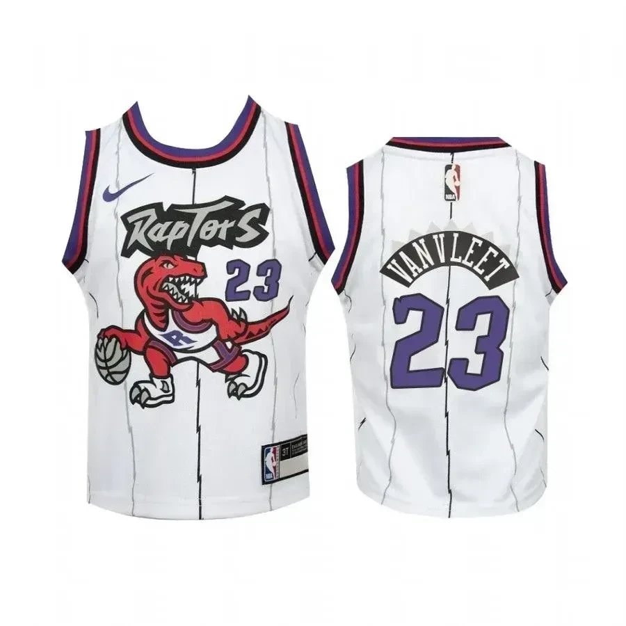 Youth Fred VanVleet Toronto Raptors White Hardwood Classics Jersey S-3XL