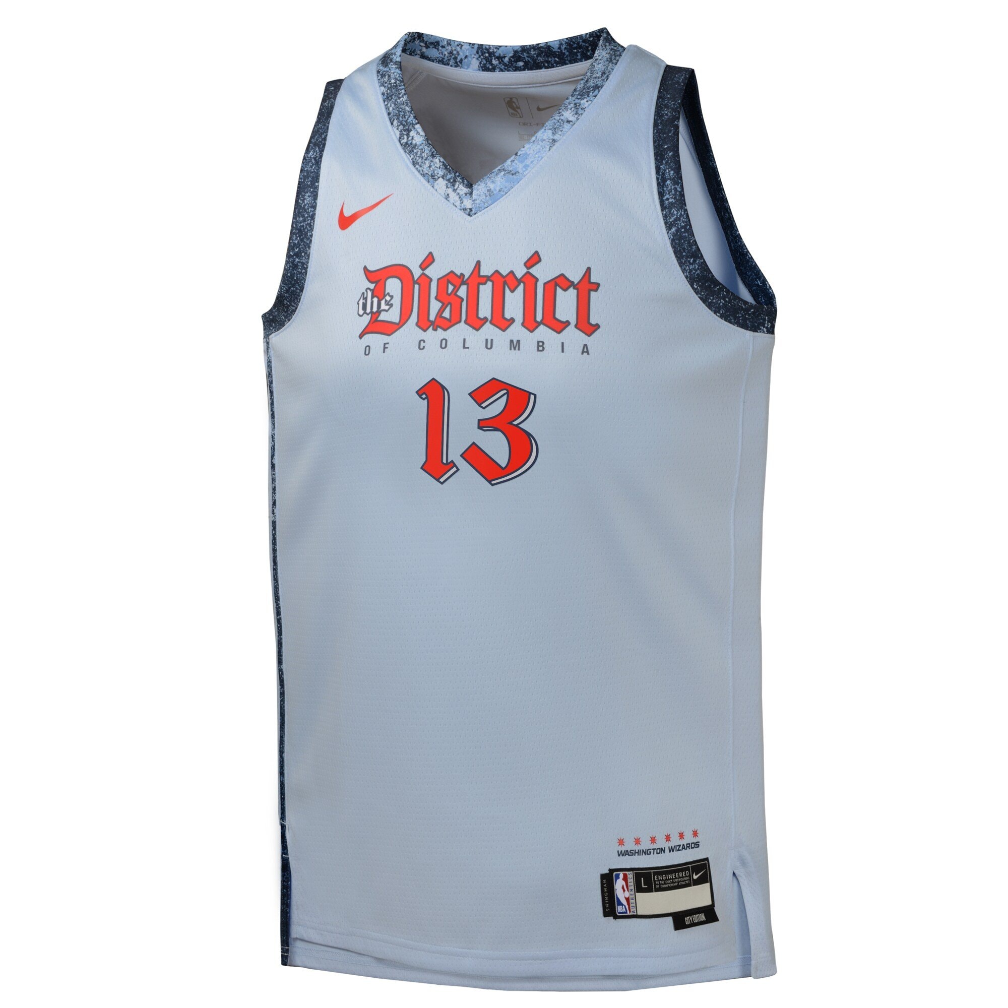 Washington Wizards 2024 City Edition Swingman Jersey Azul Jordan Poole Youth