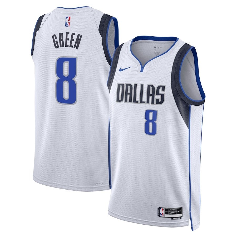 Josh Green 8 Dallas Mavericks Unisex Swingman Jersey Association Edition White