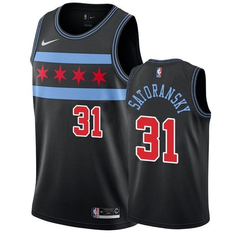 Men's Basketball Team Tomas Satoransky 31 City Men's Jersey
