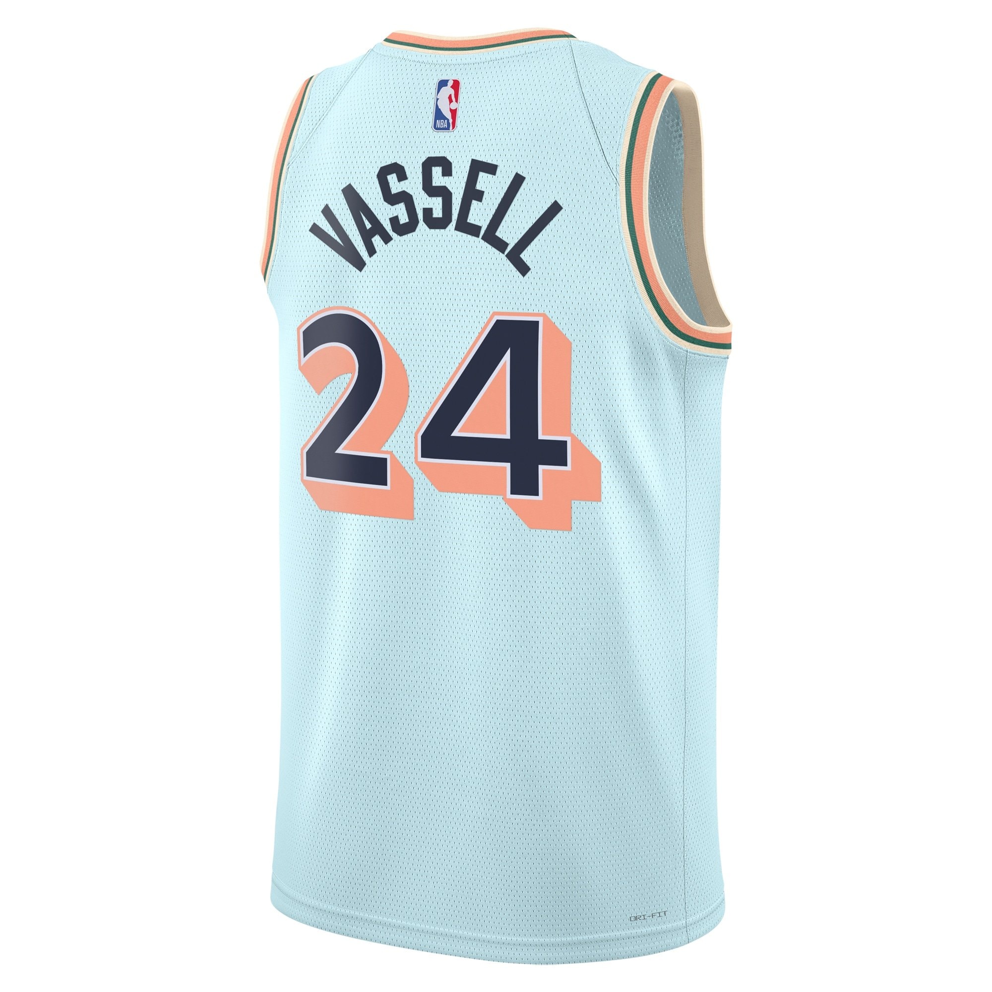 San Antonio Spurs City Edition Swingman Jersey 2024 Blue Devin Vassell Unisex