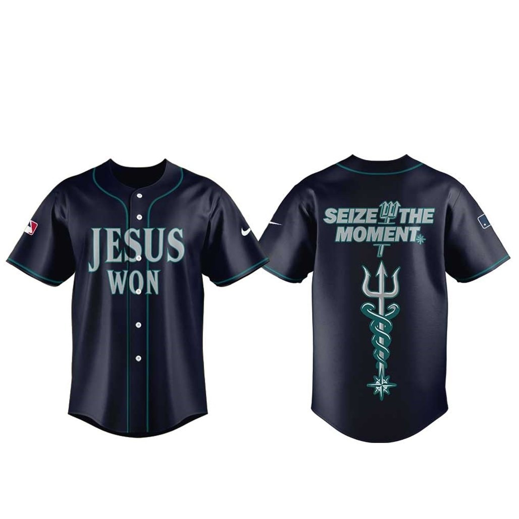 Baseball Team Jesus Won Seize The Moment Baseball Jersey