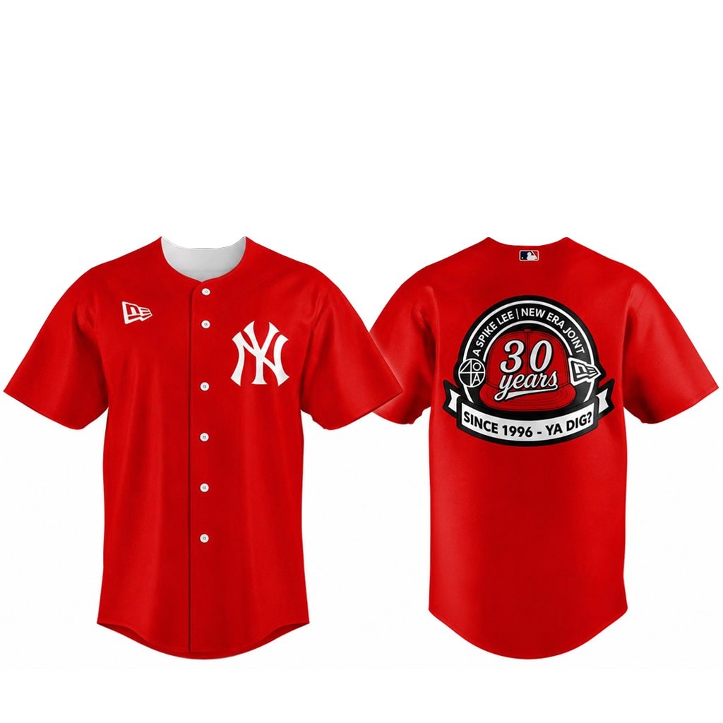 Baseball Team 30th Anniversary 2026 Red Baseball Jersey