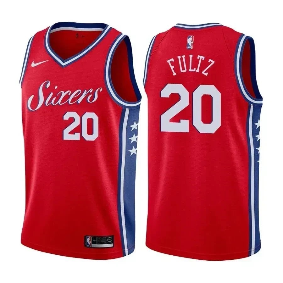 Men's Basketball Team Male Markelle Fultz 20 Statet Red Jersey